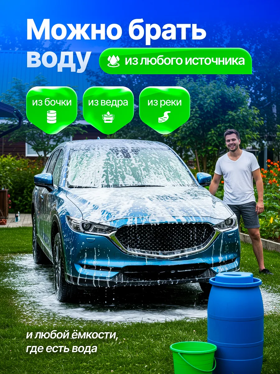 Беспроводная мойка высокого давления