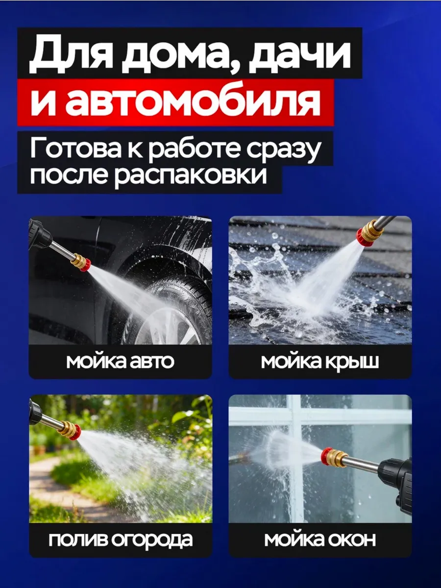 Беспроводная мойка высокого давления