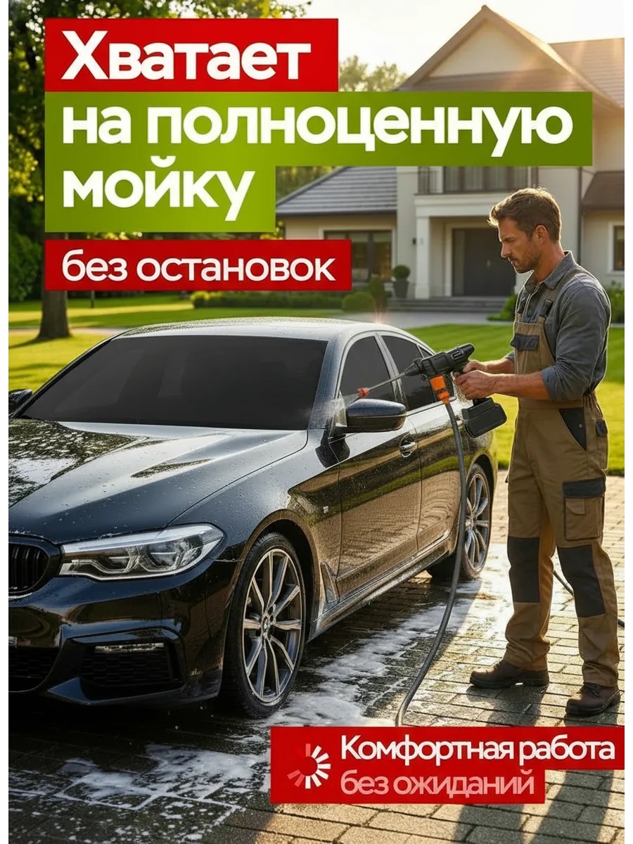 Беспроводная мойка высокого давления