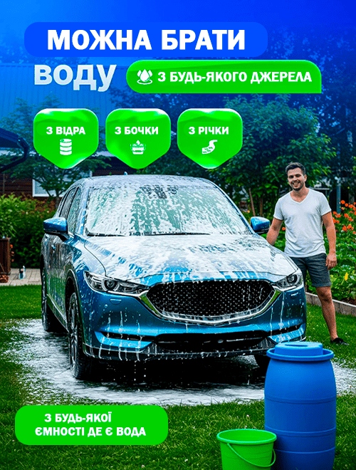 Бездротова мийка високого тиску