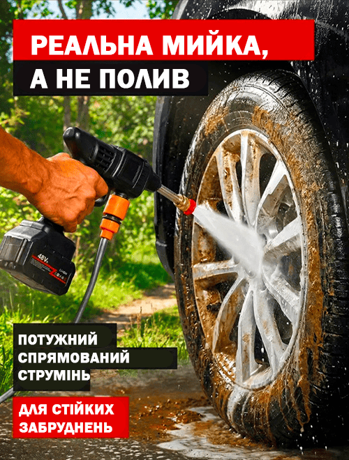 Бездротова мийка високого тиску