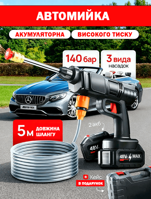 Бездротова мийка високого тиску